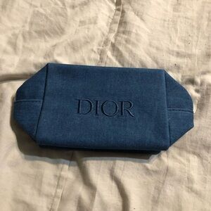 NWOT Dior Denim Blue bag